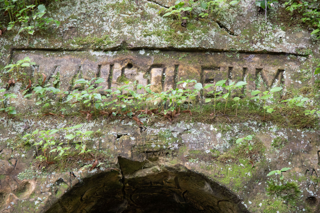 Entrance carving