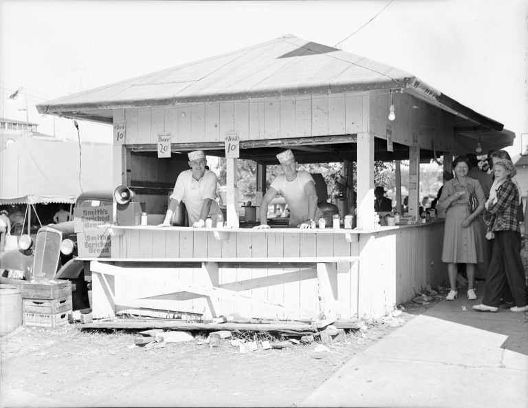 Concessions at the Nebraska State Fair in 1926.