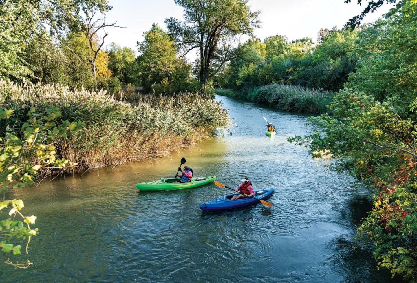 kayaking Kearney Water Trail