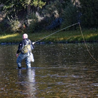 David Landon flyfishing in Montana