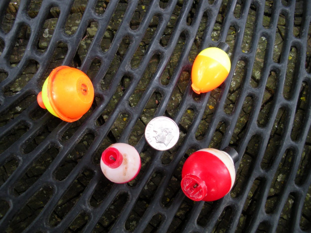 small fishing bobbers