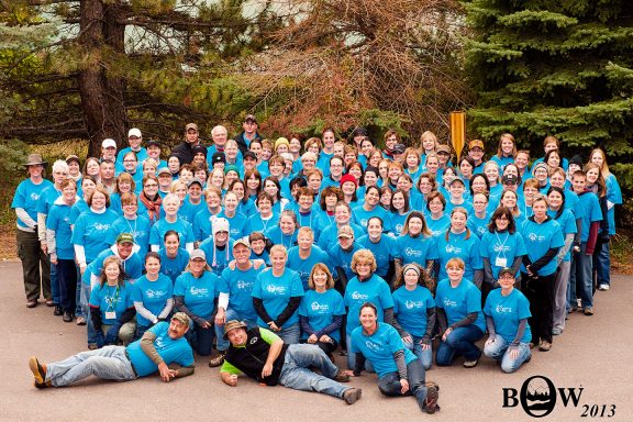 Group photo from the 2013 BOW weekend.