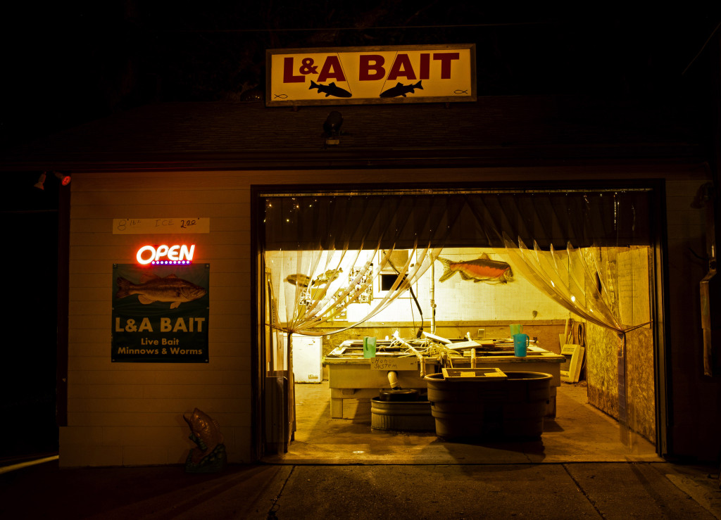 Larry Dendinger's L&A Bait shop.