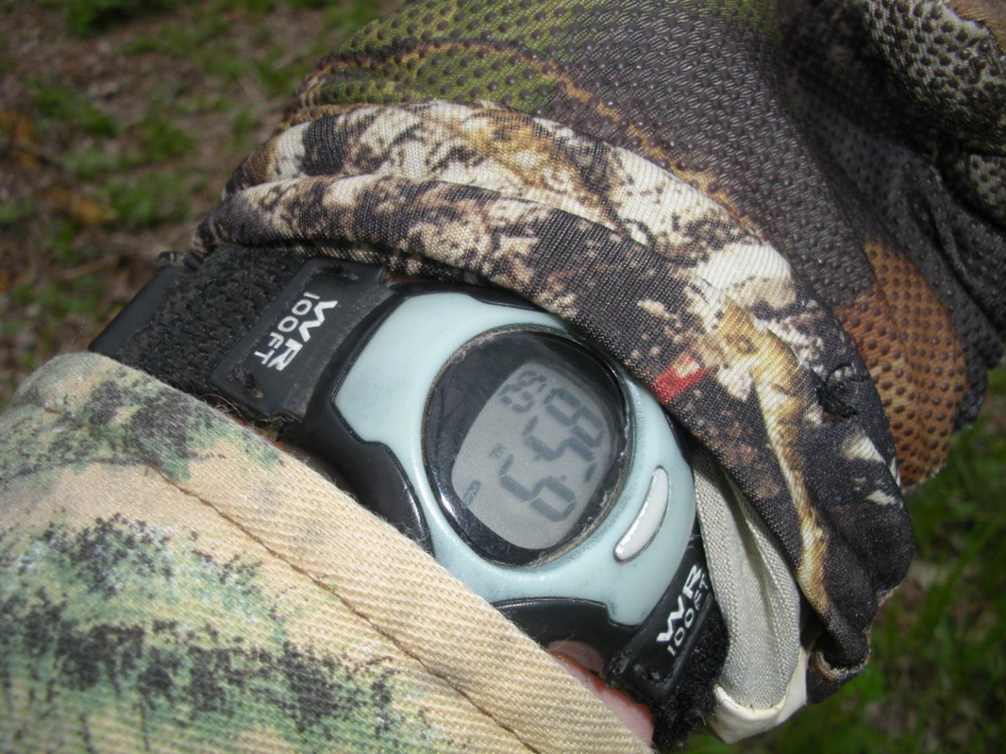 A turkey hunter's watch.