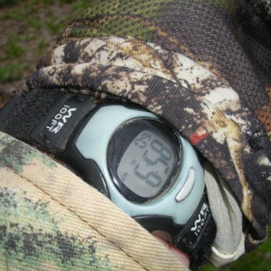 A turkey hunter's watch.