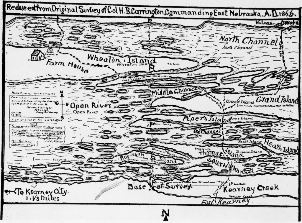 a handdrawn map